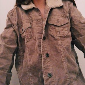 Brown courdroy jacket